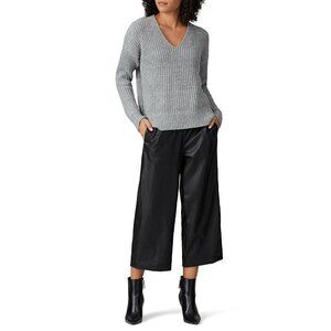 Rachel Roy Collection Knit Pullover Grey Womens Size Medium